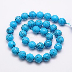 Synthetic Turquoise Beads Strands&nbsp;G-G542-8mm-29