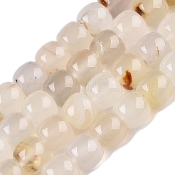 Natural White Agate Beads Strands&nbsp;G-T138-135