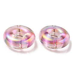 UV Plating Rainbow Iridescent Acrylic Beads&nbsp;OACR-P010-17A