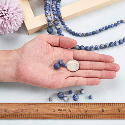 3 Strands 3 Style Natural Blue Spot Jasper Beads Strands&nbsp;G-YS0001-03