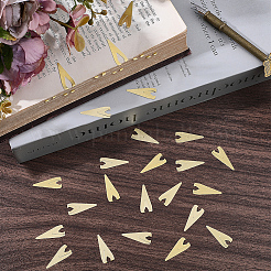 30Pcs  Stainless Steel Bookmarks Page Clip&nbsp;AJEW-CP0011-32G