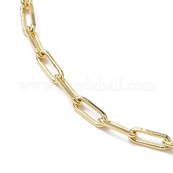 Brass Paperclip Chain Necklaces&nbsp;NJEW-JN04842