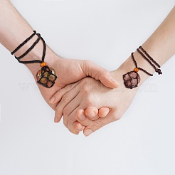 8Pcs 4 Style Adjustable Braided Waxed Cord Macrame Pouch Necklace Making&nbsp;NJEW-SZ0001-48