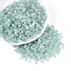 Transparent Inside Colours Glass Seed Beads&nbsp;SEED-T007-13N