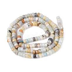 Natural Flower Amazonite Beads Strands&nbsp;G-Q606-46A-10