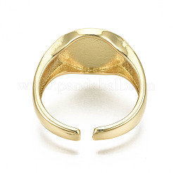 Brass Enamel Cuff Rings&nbsp;RJEW-S044-136-NF