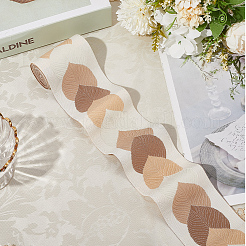 3M Polyester Jacquard Leaf Ribbon for Garment Accessories&nbsp;OCOR-CY0002-12C