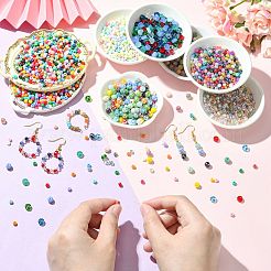45G Baking Paint Glass Seed Beads&nbsp;SEED-SZ00001-021D