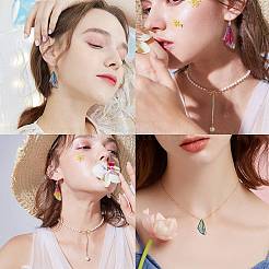28Pcs 7 Colors Transparent Resin Pendants&nbsp;RESI-FS0002-45