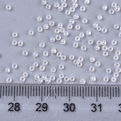 12/0 Imitation Jade Glass Seed Beads&nbsp;SEED-S035-01A-01