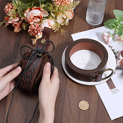 Men's Viking PU Leather Belt Chain with Belt Pouch Renaissance&nbsp;DIY-WH0504-46A