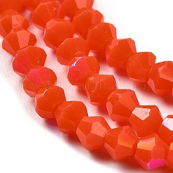 Opaque Solid Color Imitation Jade Glass Beads Strands&nbsp;EGLA-A039-P4mm-L03