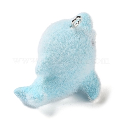 Flocking Opaque Resin Pendants&nbsp;RESI-D017-02A-P
