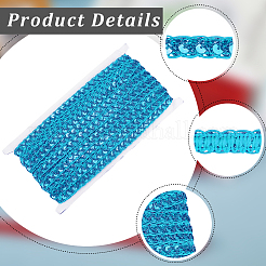 Metallic Braided Lace Trim&nbsp;OCOR-WH20020-24D