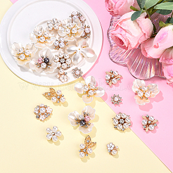 24Pcs 12 Styles Alloy Decorate Use for DIY the Bag or Hair Accessories&nbsp;FIND-YW0009-59