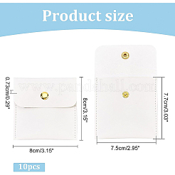 PU Imitation Leather Jewelry Storage Bags&nbsp;ABAG-WH0032-35B