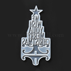 DIY 3D Christmas Tree with Star Display Decoration Silicone Molds&nbsp;DIY-G056-B01