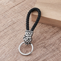 Braided PU Leather Keychains&nbsp;RO3493