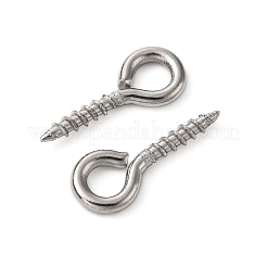 Tarnish Resistant 304 Stainless Steel Screw Eye Pin Peg Bails&nbsp;STAS-L234-165A-P