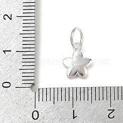 925 Sterling Silver Enamel Flower Charms&nbsp;LS-STER-K183-11S-01
