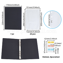 PET Waterproof Morandi Index Tabs&nbsp;AJEW-GA0008-41