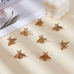 40Pcs Alloy Bees Lapel Pin Backs&nbsp;JEWB-GO0001-21AG