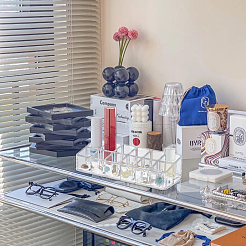 Plastic Cosmetic Storage Display Box&nbsp;AJEW-FG0002-30