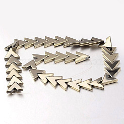 Electroplate Non-magnetic Synthetic Hematite Bead Strands&nbsp;G-F300-21-06