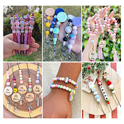 150Pcs 15 Styles Silicone Beads&nbsp;SIL-TA0001-25