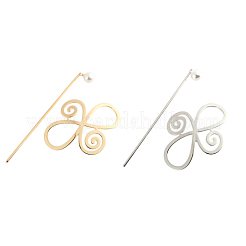 Alloy Hair Sticks&nbsp;OHAR-PW0001-386D-G