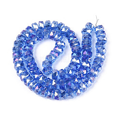 Electroplate Glass Beads Strands&nbsp;EGLA-T021-20F