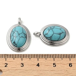 Synthetic Turquoise Pendants&nbsp;KK-M270-41P-03