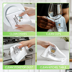 4Pcs 4 Styles Microfiber Cleaning Cloth&nbsp;AJEW-WH0645-005