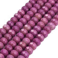 Faceted Dyed Natural White Jade Beads Strands&nbsp;GG-CBAE966-01B-B