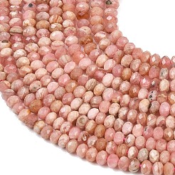 Natural Argentina Rhodonite Beads Strands&nbsp;G-B175-A18-2x3mm