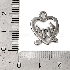 Non-Tarnish 304 Stainless Steel Pendants&nbsp;STAS-N103-58P