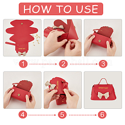 Foldable PU Leather Candy Gift Bags&nbsp;ABAG-WH0032-61A