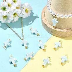 10Pcs Handmade Porcelain Pendants&nbsp;PALLOY-FS00079