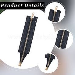 1Pc PU Leather Zipper Sewing Accessories&nbsp;FIND-CL0001-17B
