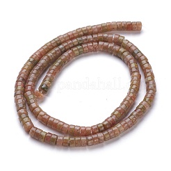 Natural Unakite Beads Strands&nbsp;G-H230-17