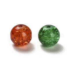 Transparent Crackle Glass Beads&nbsp;CCG-MSMC0002-02-M
