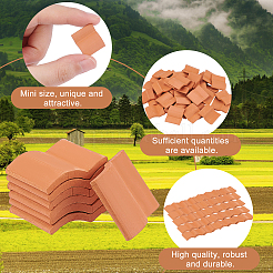 Polymer Clay Miniature Tiles&nbsp;AJEW-WH0258-032