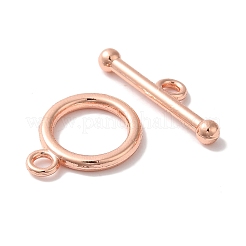 Rack Plating Brass Toggle Clasps&nbsp;KK-A225-06RG
