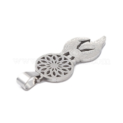 Non-Tarnish 201 Stainless Steel Pendants&nbsp;STAS-D068-02P