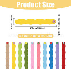 20Pcs 20 Styles Cloth Cord Bracelets Set&nbsp;BJEW-WH0011-121