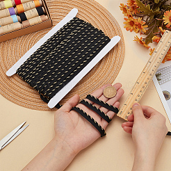 2 Skeins Polyester Twist Ribbons&nbsp;SRIB-FG0001-23