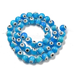 Handmade Lampwork Beads Strands&nbsp;LAMP-H001-07C