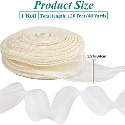 Polyester Organza Ribbons&nbsp;SRIB-WH20020-003A-01