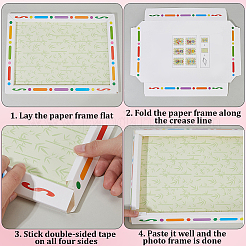 DIY Button Flowers Bouquet Photo Frame Kits&nbsp;DIY-WH20001-72A