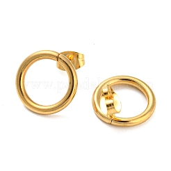 304 Stainless Steel Stud Earrings for Women&nbsp;STAS-Z047-10G